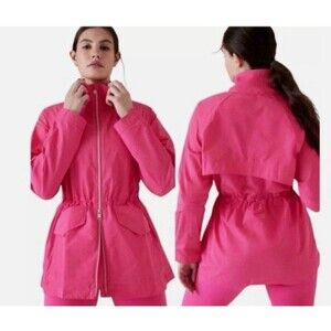 Athleta Westerly Jacket Women's XL Pink windbreaker Water Repellent
Lightweight